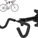 Bike Rack Garage, Bike Wall Mount, Bike Wall Mounted Holder Hook, Heavy-Duty Adjustable Bike Wall Rack, Hang Your Road, Mountain or Hybrid Bikes in Garage or Home, With EVA Foam Padded (1 Pack)