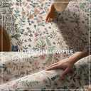 Machine Washable Rugs for Living Room: 8x10 Area Rugs for Bedroom Floral Non Slip Low Pile Soft Stain Resistant Carpet for Kitchen Dining Room Farmhouse Kids Room Nursery Indoor