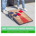 GoSports Portable Cornhole Sets- Includes 2 Boards, 8 Bean Bags, Carry Case, 4 x 2 ft