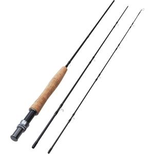 3-Piece Portable Carbon Fiber Fly Fishing Rod, 6 ft, 0/1wt, Fast Action, Lightweight for Freshwater Stream Travel