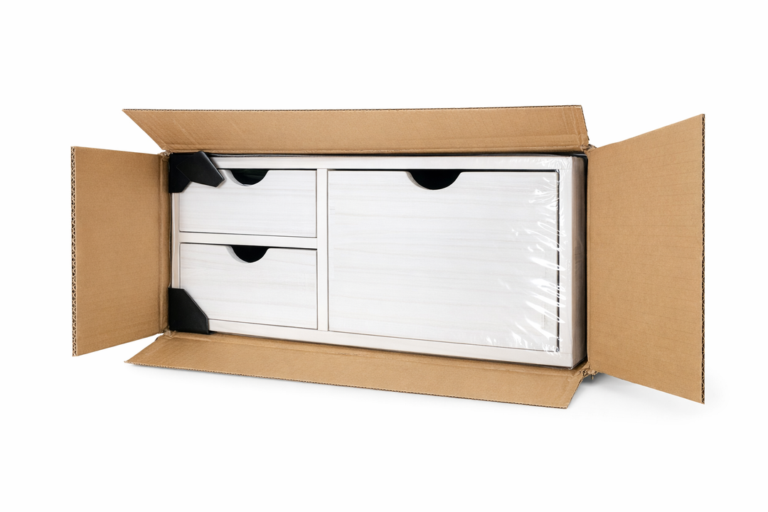 Wisuce Bamboo Desk Organizer - Mini Bamboo Desk Drawer Tabletop Cosmetic Storage Organization for Office or Home White