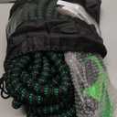 10FT Lightweight Garden Hose,Flexible Water Hose with Solid Brass Head,Kink-Free,Collapsible Hose,High Pressure Flat Water Hose for RV,Boat,Car Wash,Garden,Yard,Camper,Outdoor (GreenBlack, 10 feet)