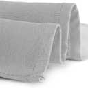 Gee Di Moda Rectangle Tablecloth - 70 x 120 Inch Silver Table Cloth for 6 or 8 Foot Rectangle Tables - Heavy Duty Washable Fabric - for Holiday Party, Dinner, Weddings, Baby Shower & Events