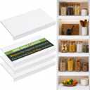 Wire Shelf Covers for Pantry, Tool-Free Wood Wire Rack Cover, 28 x 16 in, 28x16x2.6in