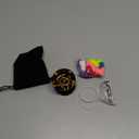 MAGICYOYO N11 Professional Unresponsive Yoyo N11 Dual Purpose Alloy Trick YoYo Ball (Black with Golden) with Bag, Glove, 12 Yoyo Strings and Responsive Bearing Kit