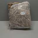 REFETONE Indoor Doormat, Front Door Mat 36"x60" Absorbent Rubber Backing Non Slip Door Mats, Washable Low-Profile Inside Floor Mat Door Rugs for Entryway, Resist Dirt Mud Mat for Dogs, Coffee/Brown