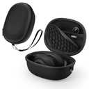 Case for Beats Studio Pro/Solo 4/Solo 3/Studio3 On-Ear Headphones, Portable Travel Hard Shell Storage Bag (Black)