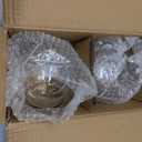 VOSAREA Globe Lamp Shade Decorative Glass Pendant Light Replacement Smoke Color Easy to Install for Living Room Bedroom Hallway and Hotel Use