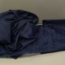 SEVNLUX Shower Curtains Printed, Polyester, 72Wx72L inches, Waterproof (12 Curtains Rings Included) (Uni Navy) 2 Panels