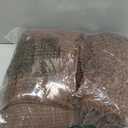 H.VERSAILTEX Bathroom Rugs Bath Rug Set 2 Piece Bathroom Contour Rug Toilet Mat Sets Non Slip Contour Bath Rug Ultra Thick Water Absorbent Striped Bath Mats(36" x 24" Plus 20" x 24" U, Chocolate)