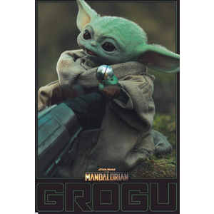 Star Wars The Mandalorian season 2 Grogu, 22.375"x34"