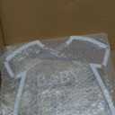 Fonder Mols Onesie Shaped Baby Shower Guest Book for Baby in Bloom Decorations, Wooden Guestbook Alternatives Gender Reveal Decorations Table Centerpiece Arrangement Display for 80 Guests