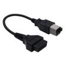 6 pin to CAN OBD2 OBDII Diagnostic Tool Cable Adapter Obd2 Motorcycle Adapter Compatible with BRP Moto ATV UTV Motorcycle Bike Clut