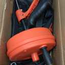 New50 FT Double Mode Drain Snake Tools, 11-in-1 Drain Auger for Sink and Drain Unblocking, Plumbing Snake for Kitchen, Bathrom and Shower Sink, Snake for Real DYIs (Red)