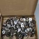 Yaocom 100 Pcs 3/4 Inch Pipe Strap 304 Stainless Steel Conduit Clamp Reinforced Rigid 2 Hole U Bracket for Pipe Fixing on Various Surfaces
