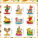 Namalu 18 Pcs Fiesta Party Decorations Mexican Table Centerpiece Cinco De Mayo Table Decorations Mexican Centerpieces for Tables Taco Fiesta Birthday Party Supplies