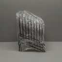 Incline Sorter Desk File Organizer, Metal Desk Magazine Folder Holder with 8-Section Vertical Compartments Rack File Organizer for Office, Home, School (Black, 4Pack)