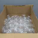 48 Stemless Plastic Wine Glasses - 12oz Clear Disposable Party Cups for Parties - Wine Tumblers