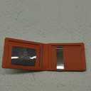 Zitahli Slim Wallet for Men Gifts 12 Card Slots ID Window With Money Clip Minimalist RFID Front Pocket Bifold Leather Small Thin Gift Box Dad Birthday Christmas Regalos Hombres (A-Carbon Black and Orange)