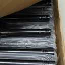 6 Pack 10 ft Heavy Duty Metal String Light Poles Adjustable Outdoor Lighting Stand for Patio,Backyard,Garden,Party & Wedding Rustproof & Sturdy with Hooks