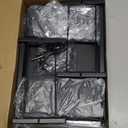 OPNICE Desk Organizers and Accessories, Computer Monitor Stand Riser with Drawer and 2 Pen Holders, Laptop Stand, Office Desk Accessories & Workspace Organizers for Home Office Supplies, Office Book Rack, Black (Black  Hot Seller 1-Pack)