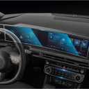 CDEFG For 2025 2026 Hyundai Tucson Screen Protector - 12.3 Inch All-in-One 9H HD Tempered Glass & AC - Tucson (SE, SEL, SEL Convenience, XRT, Limited) Touchscreen Accessories