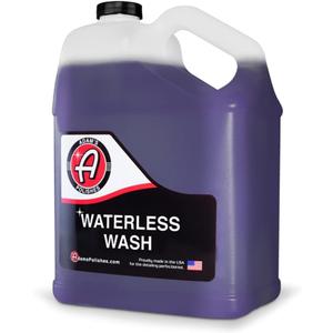 Adam's Polishes Waterless Wash (Gallon) - Cleaning Car Wash Spray for Detailing | Safe Ultra Slick Lubricating Formula for Auto, Boat, Motorcycle, RV | No Garden Hose, Wash Soap, or Foam Cannon (128 Fl Oz (Pack of 1))