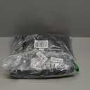 NICETOWN Pitch Black Solid Thermal Insulated Grommet Blackout Curtains/Drapes for Bedroom Window (2 Panels, 42 inches Wide by 63 inches Long, Black)