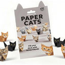 DIY Paper Cats - 50 Sheets DIY Origami Paper to Fold Cute Cat Figures, Fun Creative Art Project, Fun Craft Activity for Adults & teens，Desk Decor and Gift for Pet Lovers (Cat), Pack Of 2