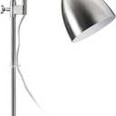 Aspen Creative 40240-09-1, Table Lamp Satin Nickel Finish, Size: 11-7/8" L x 6" W x 20-1/8" H, E26 Socket, Bulb Not Included