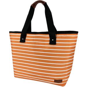 Large Cooler Bag Insulated Blue 30can 18L,Leakproof Soft Coolers Insulated Tote Bag, Reusable Grocery Bag Lunch Box Lunch Bag for Picnic Beach Camping. (orange)