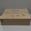 BIOLINEN 100% Cotton Terry Shawl Collar Bathrobe with Slippers (One Size, White)