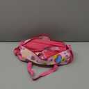 Chyyeerkidd Toy Baby Doll Crib for 18'' Dolls, Cute Pink Heart Designed Baby Doll Bed with Carry Bag, Toy Crib Doll Furniture for 3 Years+ Girls