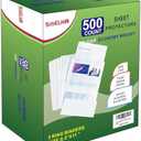 Sheet Protectors 500 Page, Page Protector 8.5" x 11" ，Upgraded Clear Plastic Page Protectors, for 3 Ring Binder, Top Loading Paper Protector with Reinforced Holes, Holds Multiple Sheets, Letter Size