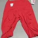 Workout Leggings with Pockets for Women High Waist Yoga Pants 25"/28" Cream Soft Lightweight Athletic Gym Tights L