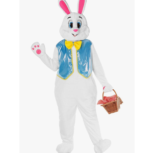 Morph Easter Bunny Costume Adult Rabbit Mascot Outfit Bunny Suit for Adults - Perfect for Easter Costumes and Events, Large
