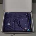 Butterfly Craze Floor Pillow Case - Reading & TV Recliner & Reading Pillow - Sleepover Lounger & Toddler Couch & Nap Mat - Galaxy Space Print & Floor Mat for Ground Sleeping - Galaxy Blue, King