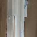 Cordless Light Filtering Mini Blind - 54 Inch Width, 64 Inch Length, 1" Slat Size - Alabaster - Cordless GII Morningstar Horizontal Windows Blinds for Interior by Achim Home Decor