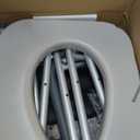 Raised Toilet Seat with Handles, Toilet Seat Riser for Seniors with Adjustable Height & Width, 500LBS Handicap Elevated Toilet Seat with Arms for Elderly, Pregnant, Fit Any Toilet