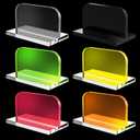 6 Pcs Aquarium Lid Hinge Acrylic Fish Tank Glass Canopy Handle Fish Tank Hood Top Cover Replacement Double Tape Pull Handle
