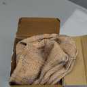 MIULEE Pack of 2 Decorative Burlap Linen Throw Pillow Covers Modern Farmhouse Pillowcase Rustic Woven Textured Cushion Cover for Sofa Couch Bed 20x20 Inch Light Brown