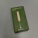 Maestri House Rechargeable Milk Frother with Stepless Speed Control, LunaFro 2.0 Handheld Electric Foam Maker Waterproof Drink Mixer Foamer for Lattes, Cappuccino (Black)