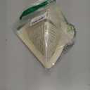 Magnetic Drainage & Filter Basket, Triangular Sink Strainer with Twist-Open Bottom, Kitchen Sink Corner Rack for Draining & Storage, Punch-Free Installation, No Tools Needed (Milky White)