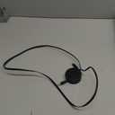 AGVEE 0.3ft Fixed / 2.3ft Extend USB-C to C Charger Cable Mountable One Way Retractable 60W Fast Charging Cord, Pocket-Sized for iPhone 16 15, Samsung, Android, Desk Organizer, Black