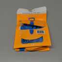 GRIN Tongue Cleaner, 48 Count, Disposable Tongue Cleaner, Hygienic Scraper, Recycled Plastic, Clean Tongue, Promote Fresh Breath, Includes Safe Fold- Back Tooth Pick