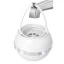 Bath Filter for Tub - BathWater Filter with Overflow, Easy Install - White