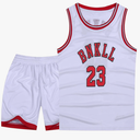  6-16Years Youth Basketball Sports Jerseys 23# for Boys Girls Basketball Jersey 2Piece Set, Size 170
