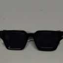 Braylenz Trendy Retro Square Sunglasses for Men Womens, Cool Thick Frame Chunky Rectangle Black Shades Colorful Sunnies (Bz9402a)