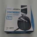 S30 Gaming Headset with Microphone,198g Lightweight Design, Wired Gaming Headphones for Xbox, Xbox Series X|S, PS5, PS4, Switch, PC, Noise Cancelling Mic, Soft Earmuffs (Black)