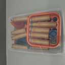 ESSENTIAL Coin Sorter Trays & Coin Counter Tubes, Coin Roller Crimping Tool with 60 Pcs Assorted Preformed Coin Wrapper Rolls